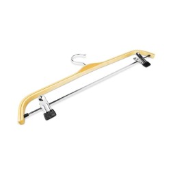 PERCHA DE MADERA CON PINZAS 42 CM PERCHA DE MADERA CON PINZAS 42 CM