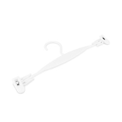 PERCHA DE PLÁSTICO LENCERÍA 27,5 CM
