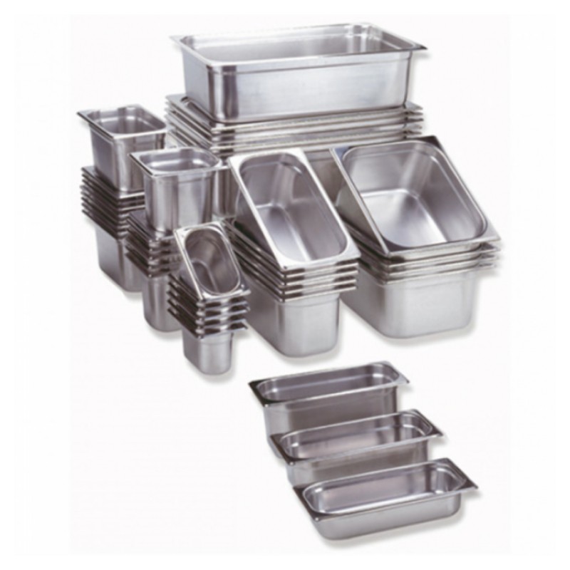 CUBETA GN LISA ACERO INOX 304