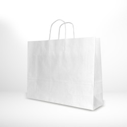 BOLSA DE PAPEL "TAKE AWAY" BLANCA