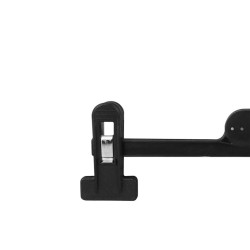 PERCHA DE PLÁSTICO CON PINZAS 25,5 CM