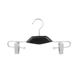 PERCHA DE MADERA Y METAL CON PINZAS 33 CM