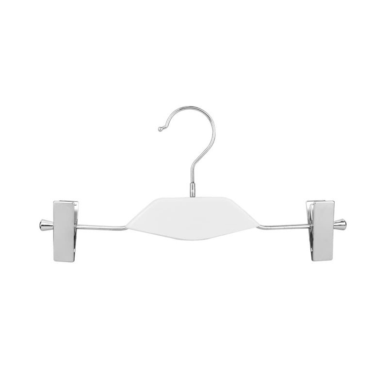 PERCHA DE MADERA Y METAL CON PINZAS 30 CM