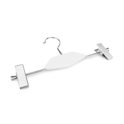 PERCHA DE MADERA Y METAL CON PINZAS 30 CM